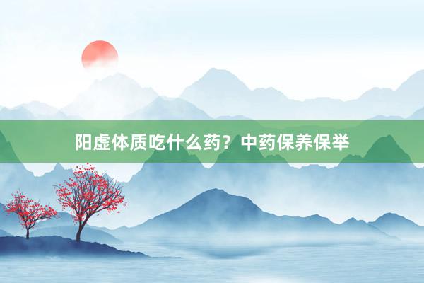 阳虚体质吃什么药？中药保养保举